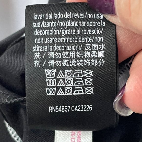 Victorias Secret PINK Ultimate Sports Bra Womens S Black White Green Criss Cross - Picture 11 of 11